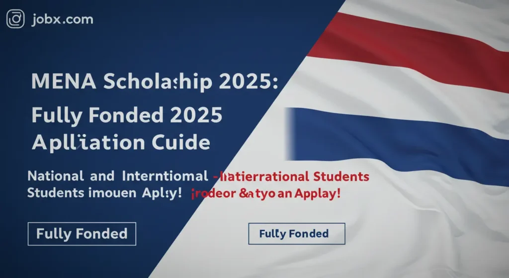 MENA Scholarship 2025: Fully Funded Application Guide